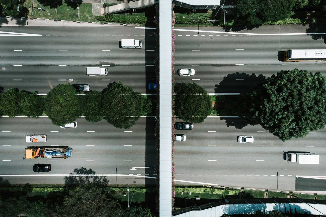 Traffic from above